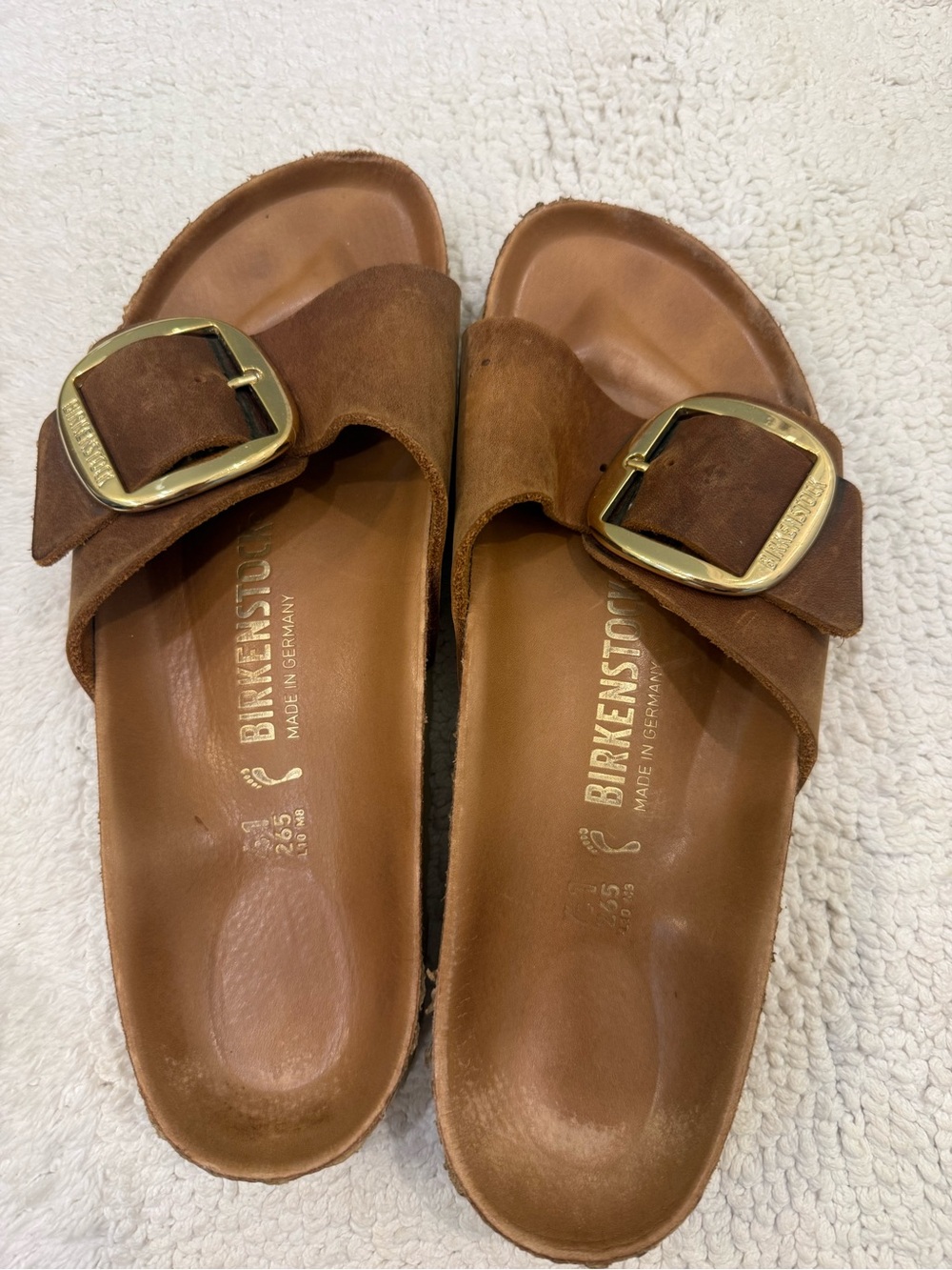 Birkenstock Madrid Women’s Brown Suede Madrid Slip-On Sandals